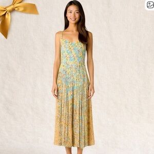 Isaac Mizrahi Floral Halter Dress XS